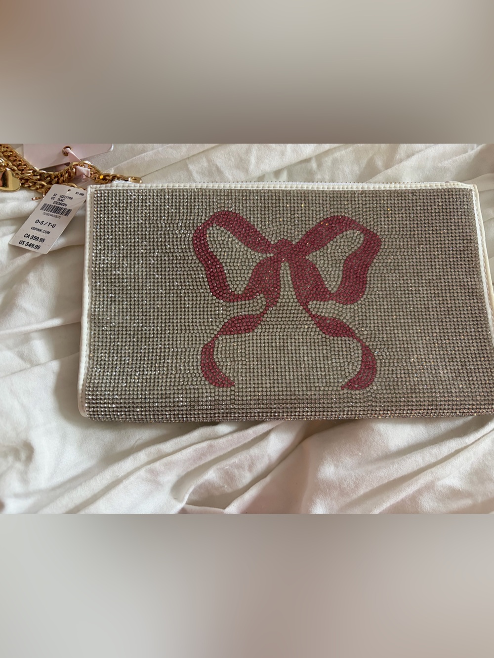 Victoria secret love shack fancy wristlet clutch